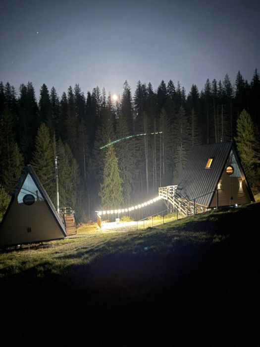 Оренда будинків A-frame в Карпатах- "Лісовий Трикутник", Чан, Микуличи