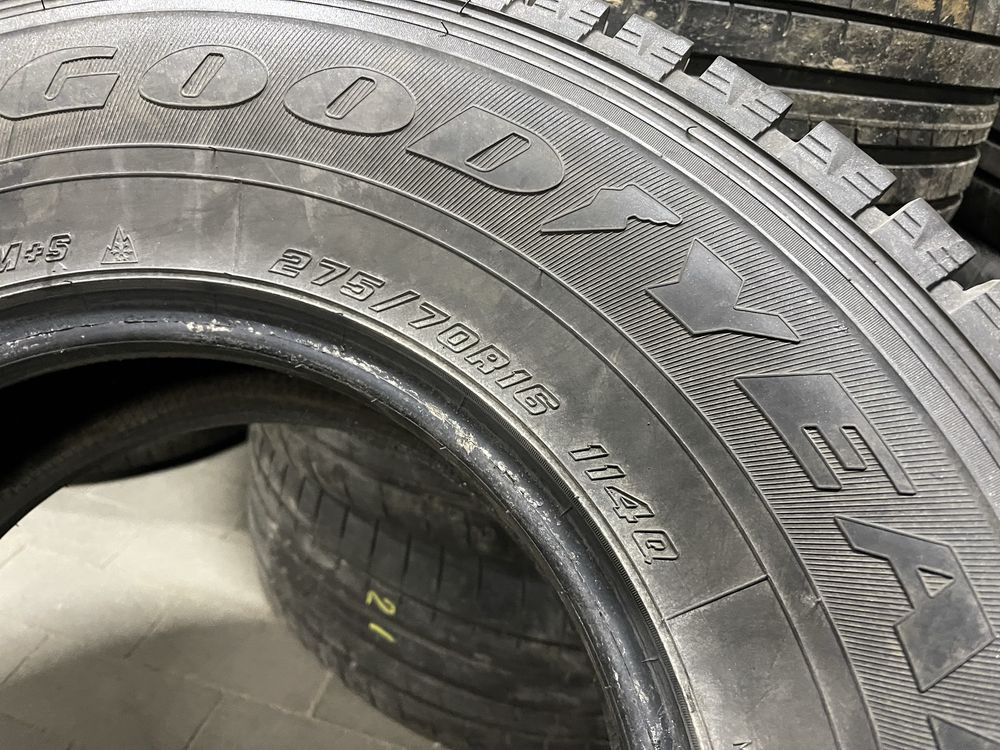 12мм Шини зима 275/70R16 Goodyear Wrangler IP/N 2шт стан нових