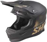 Kask Shot Racing Cross Black Gold Mat