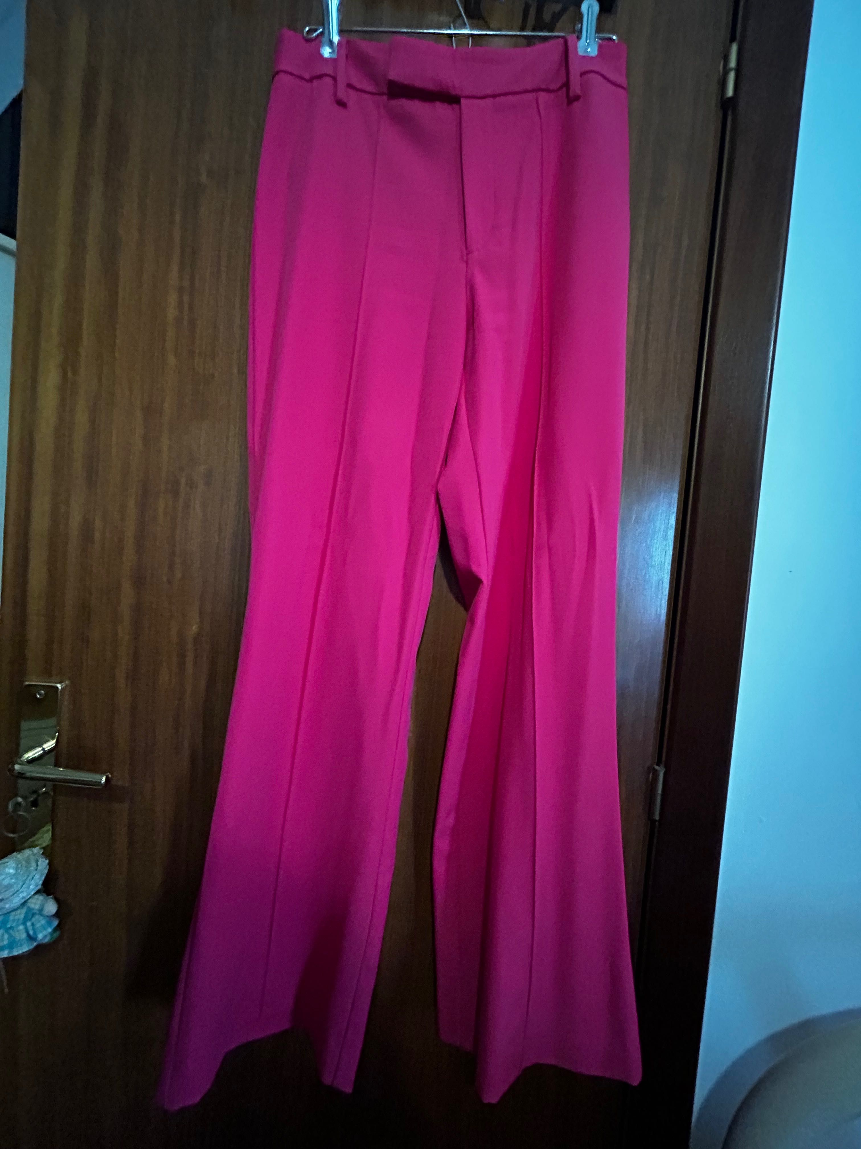 Fato de mulher cor de rosa