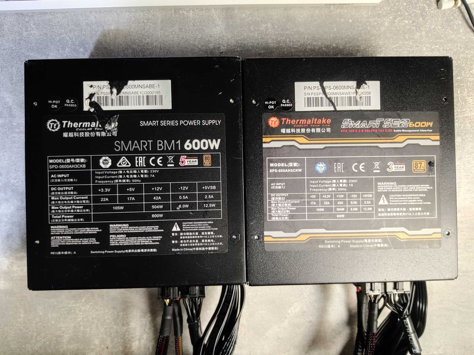 Thermaltake 600W | Проверенные, исправные, на пломбе
