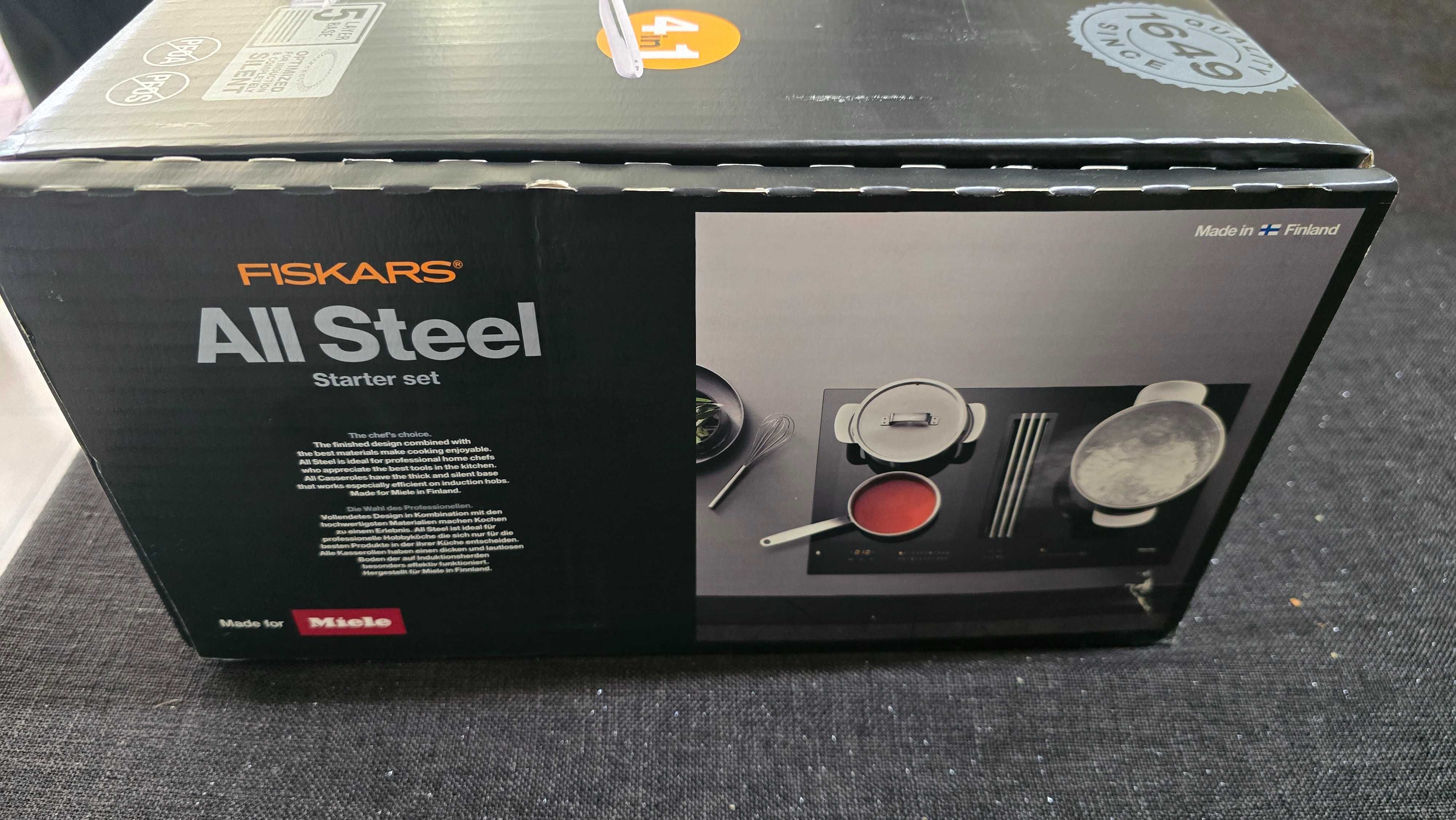 Fiskars All Steel KMTS 5704-2 Indukcja Stal nierdzewna 7 el.