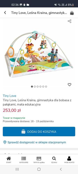 Sprzedam w dobrym stanie mate edukacyjna TINY LOVE !!!