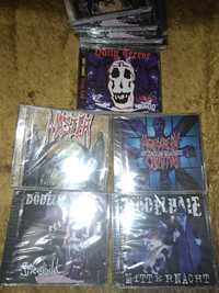 Płyty CD 5 sztuk w folii metal punk rock