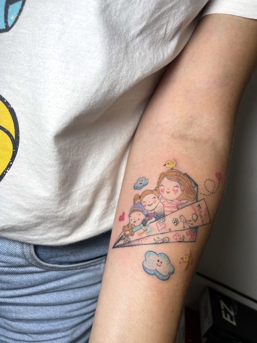 Татуювання. Кольорові тату. Виправлення tattoo.