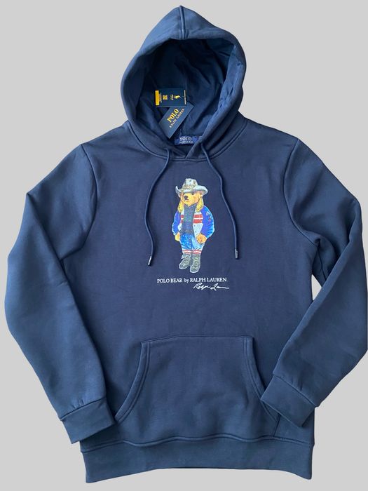 Bluza z misiem Polo Ralph Lauren kaptur