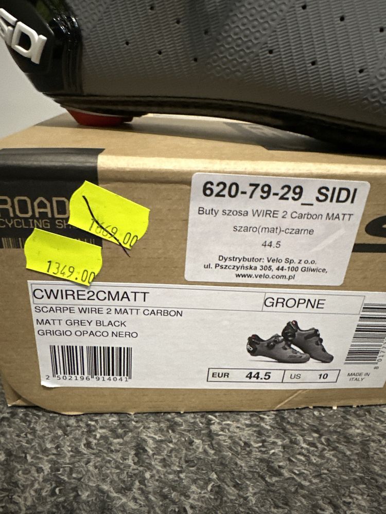 Buty szosowe Sidi Wire 2 Carbon Matt rozm 44.5