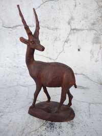 Figurka Drewno - Ręcznie wykonana - Oryks