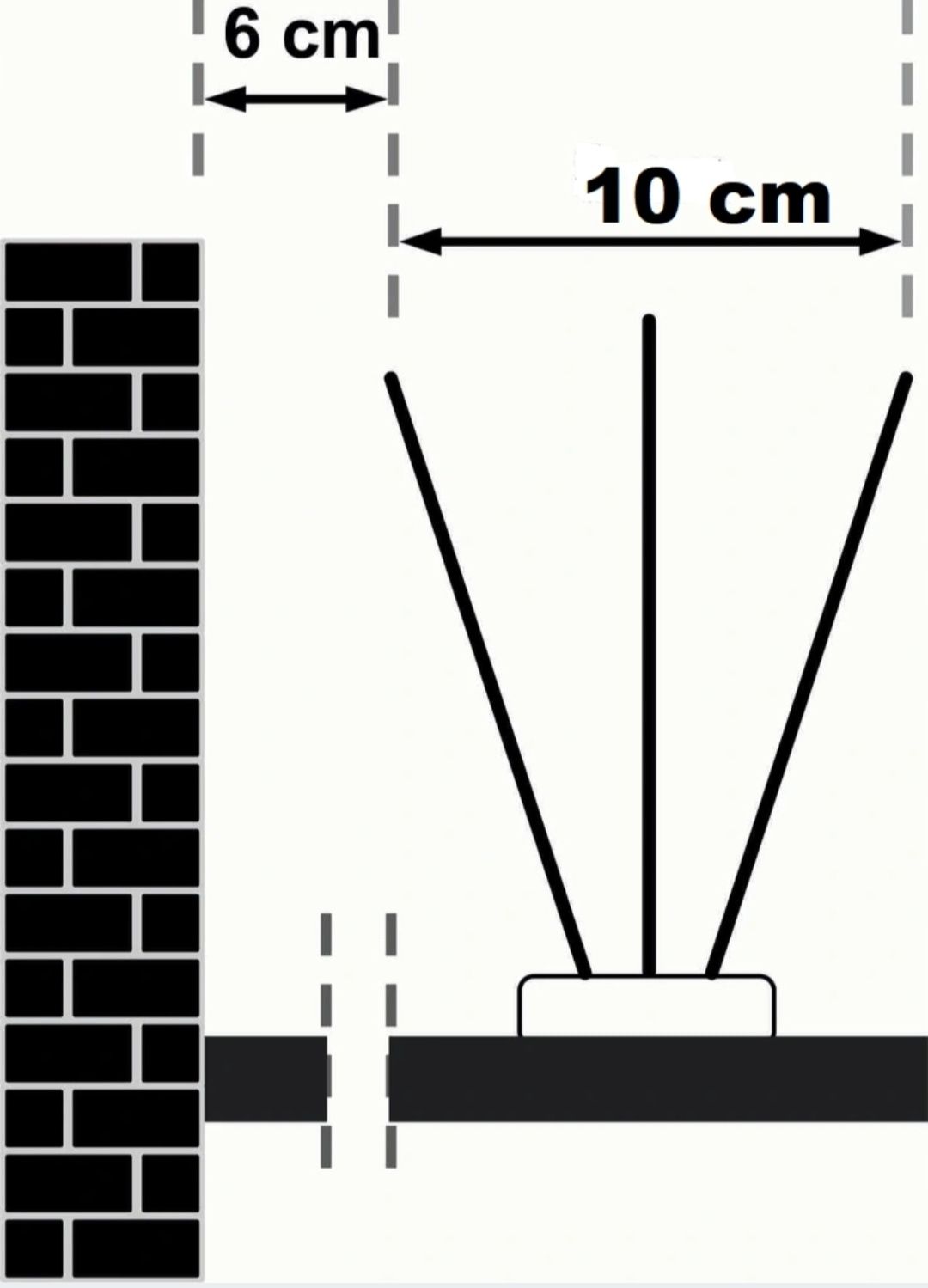 Kolce na ptaki gołębie odstraszające nierdzewne 50CM 20 kolców