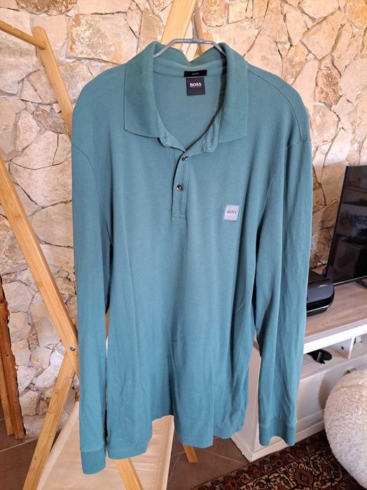 Polo Hugo Boss manga comprida tamanho XL – excelente estado