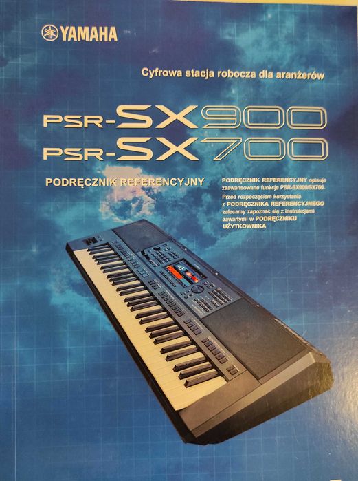 Yamaha SX700 900 Podręcznik Referencyj Zaawansowany Instrukcja Obsługi