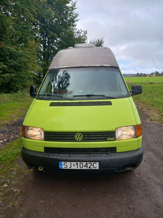 Vw t4 syncro long  kamper 4x4 wysoki dach klimatyzacja 2.5 tdi