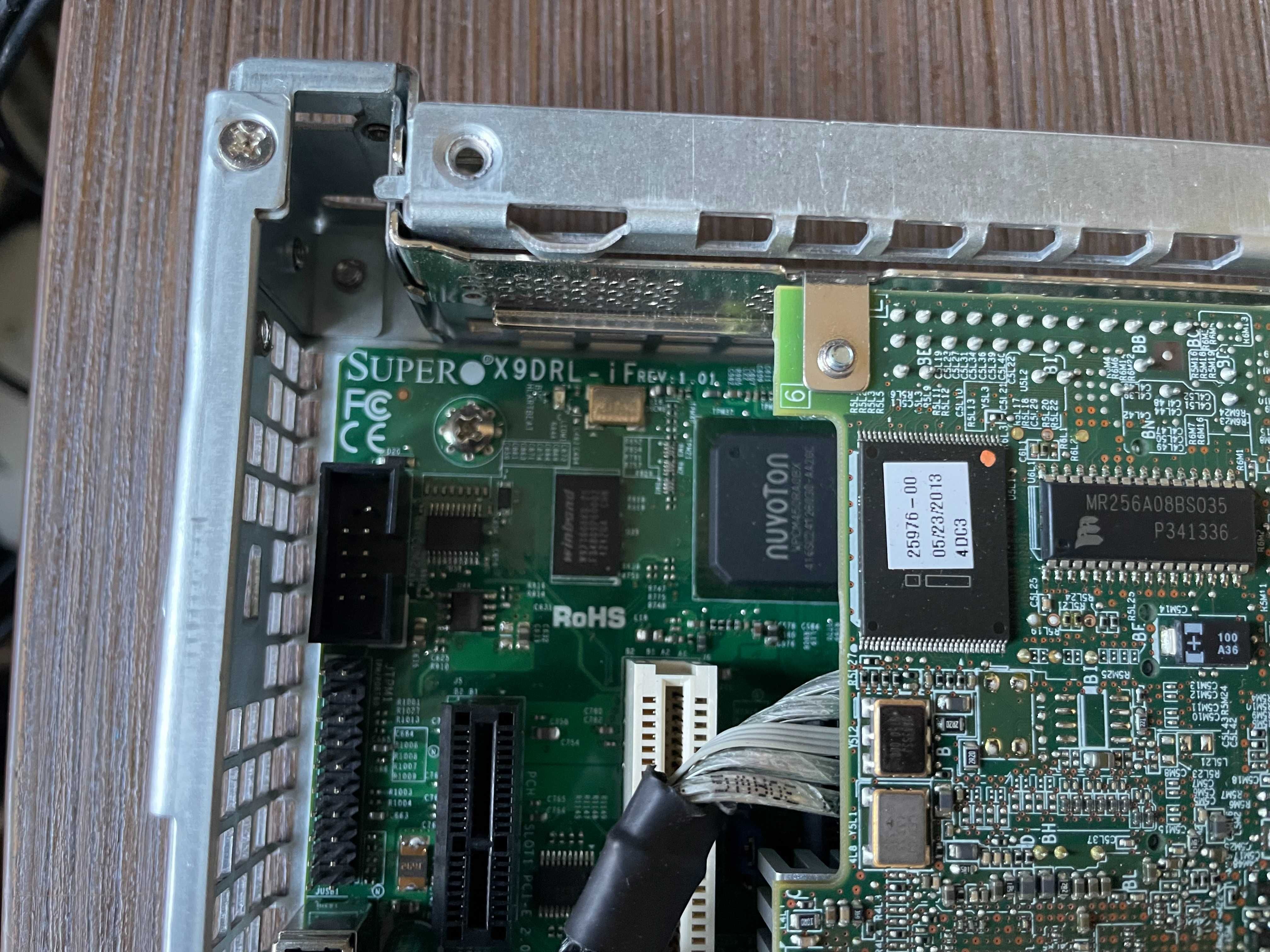 Сервер Server 1U Supermicro CSE-813M (4x3.5") 2штхE5-2620 V2, 32Gb