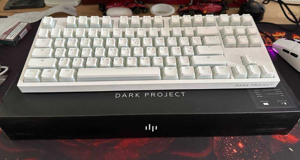 Ігрова Механічна Клавіатура Dark Project Pro KD87A PBT Gateron Teal