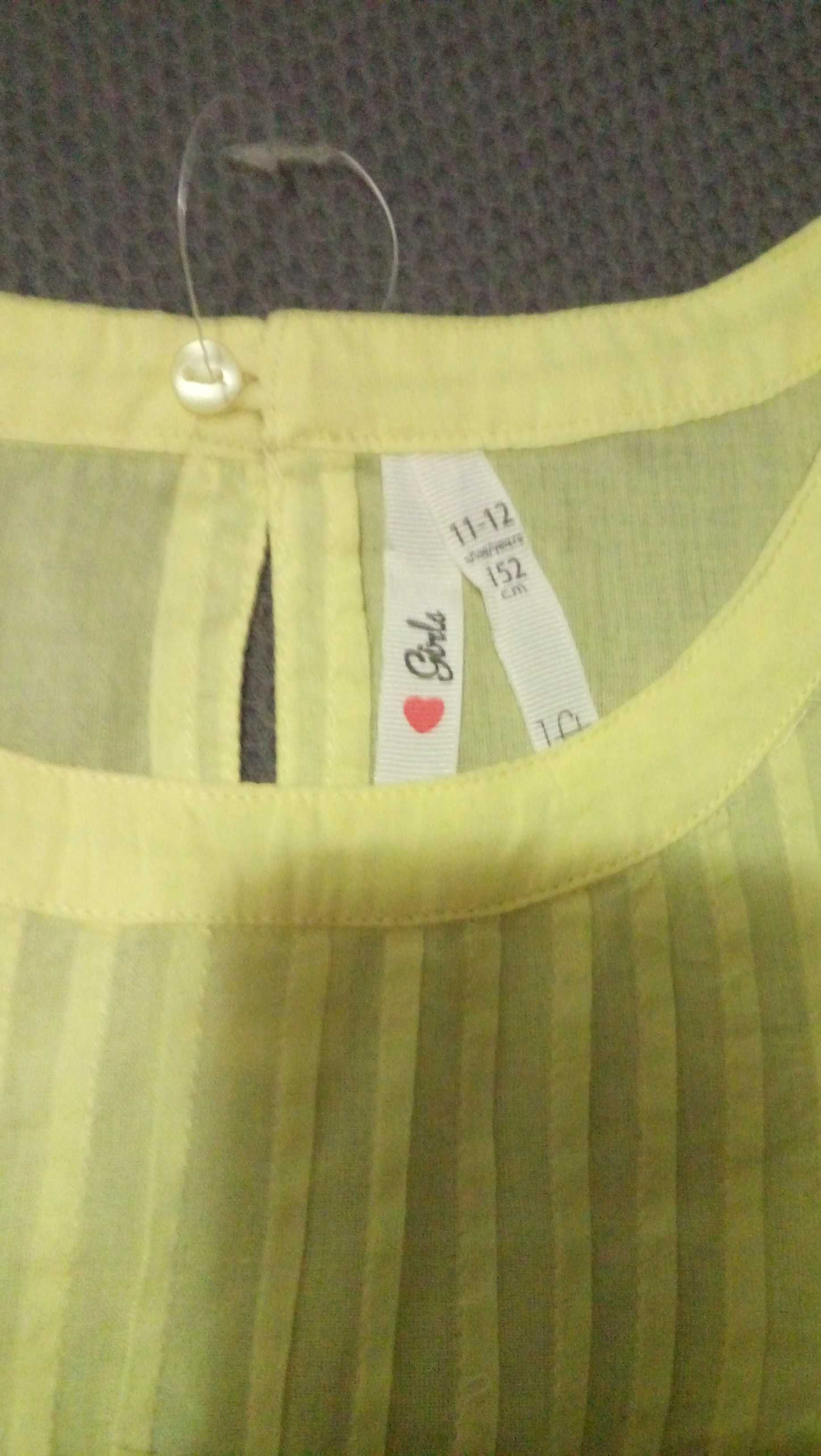 Túnicas blusas de Menina - Amarela - Novas - 9/10 anos e 11/12 anos