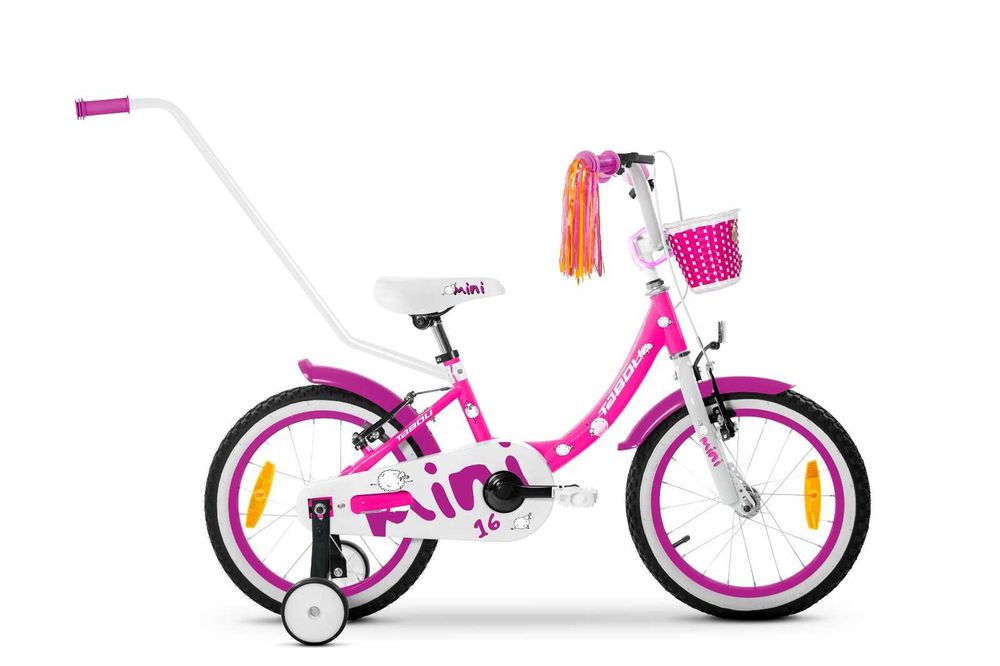 Rower dziecięcy TABOU MINI 12 pink / white