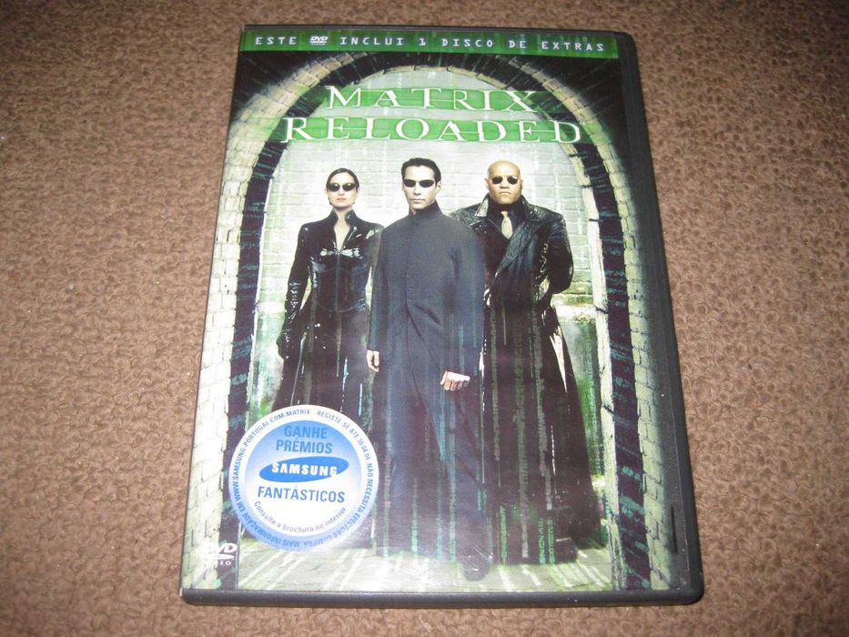 "Matrix Reloaded" com Keanu Reeves/Edição Especial com 2 DVDs