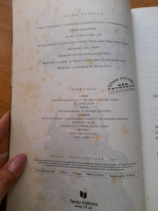 Livro "O Homem que mordeu o cão "