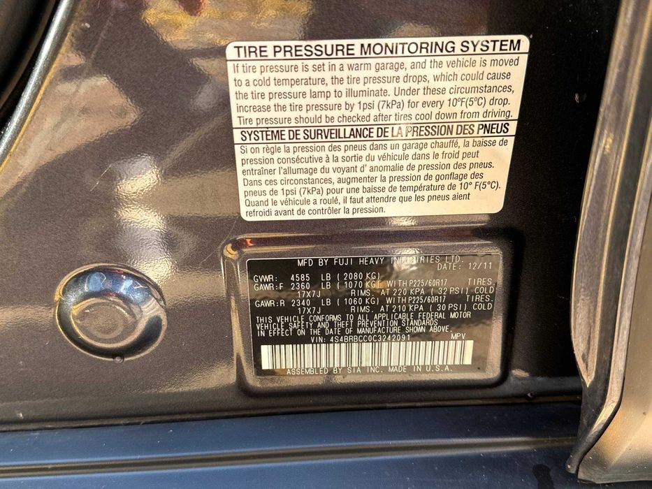 Subaru Outback , 2011 р.в, 7499 у.н