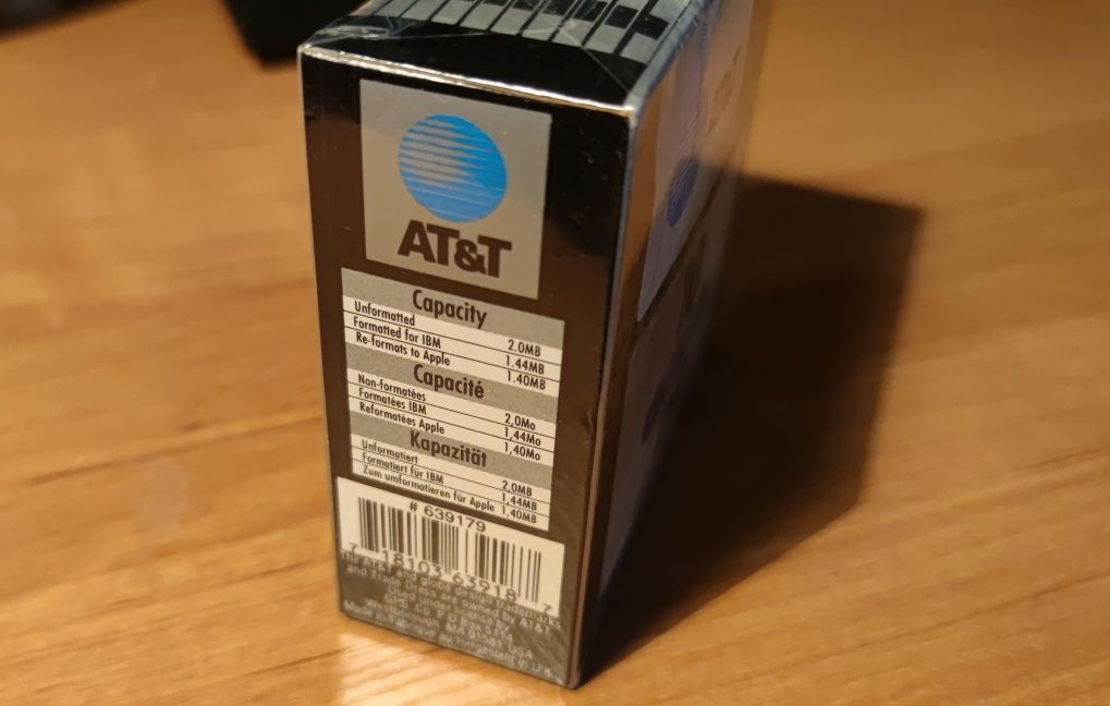 Dyskietki 3,5 AT&T 10szt. IBM formatted 2HD Nowe