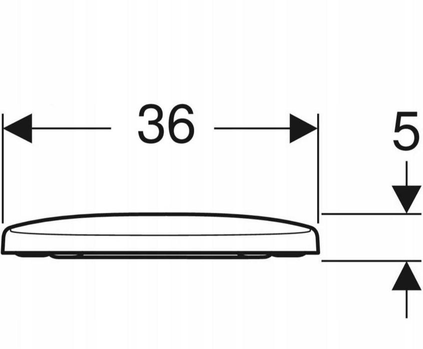 KOŁO NOVA PRO Deska sedesowa owalna M30111