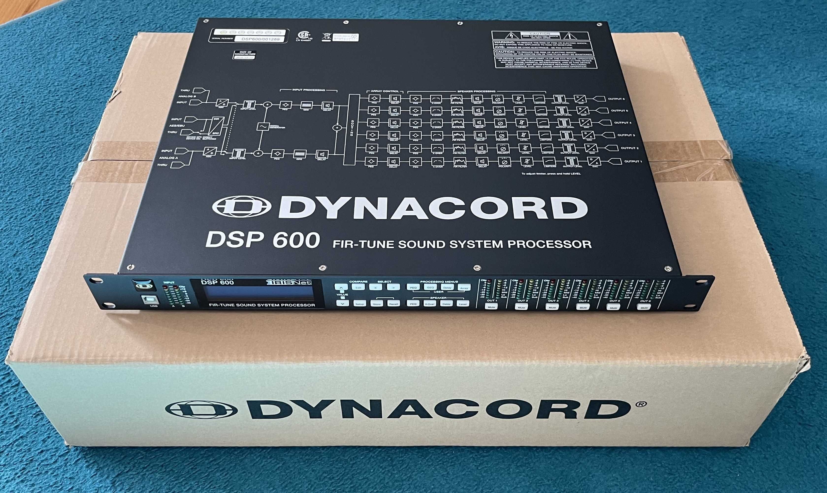Zestaw Dynacord  - Kolumny VL 212 + Procesor głośnikowy  DSP 600