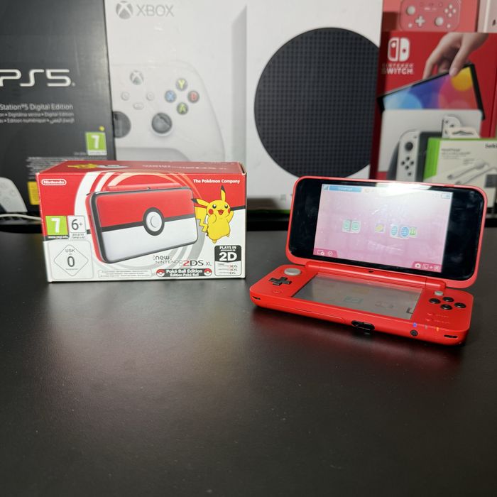 New Nintendo 2DS XL Pokeball Edition + Akcesoria