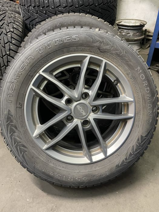 195 65 r15 5x112 Колеса в зборі зимова резина nokian