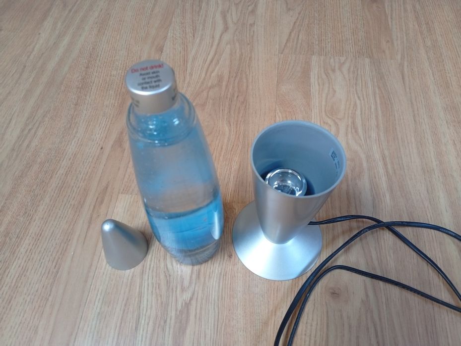 Candeeiro de Lava Azul - Novo