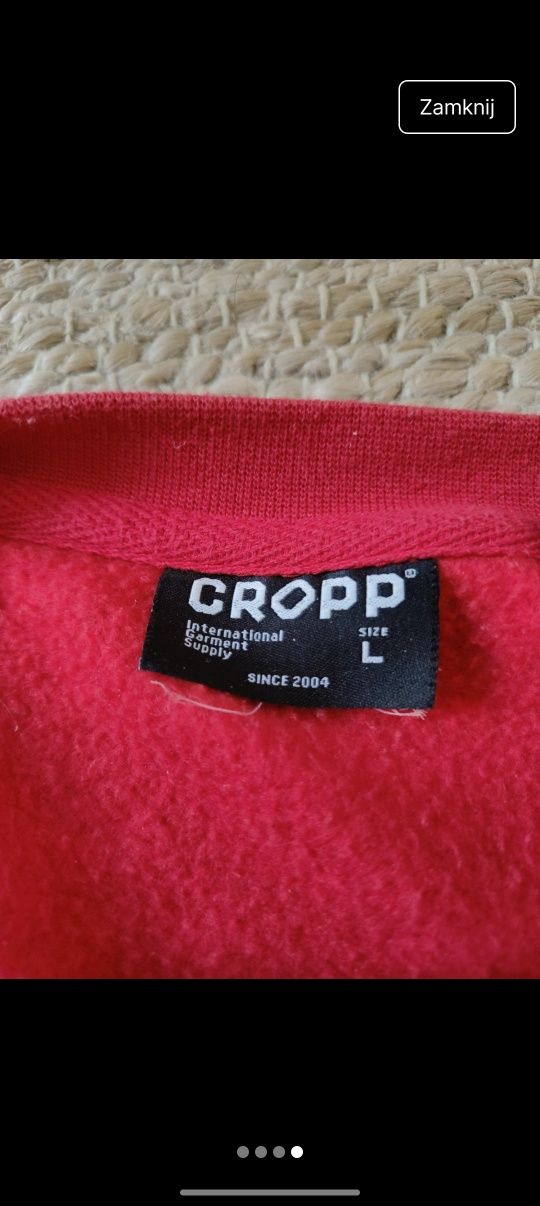 Czerwona bluza rozmiar L CROPP
