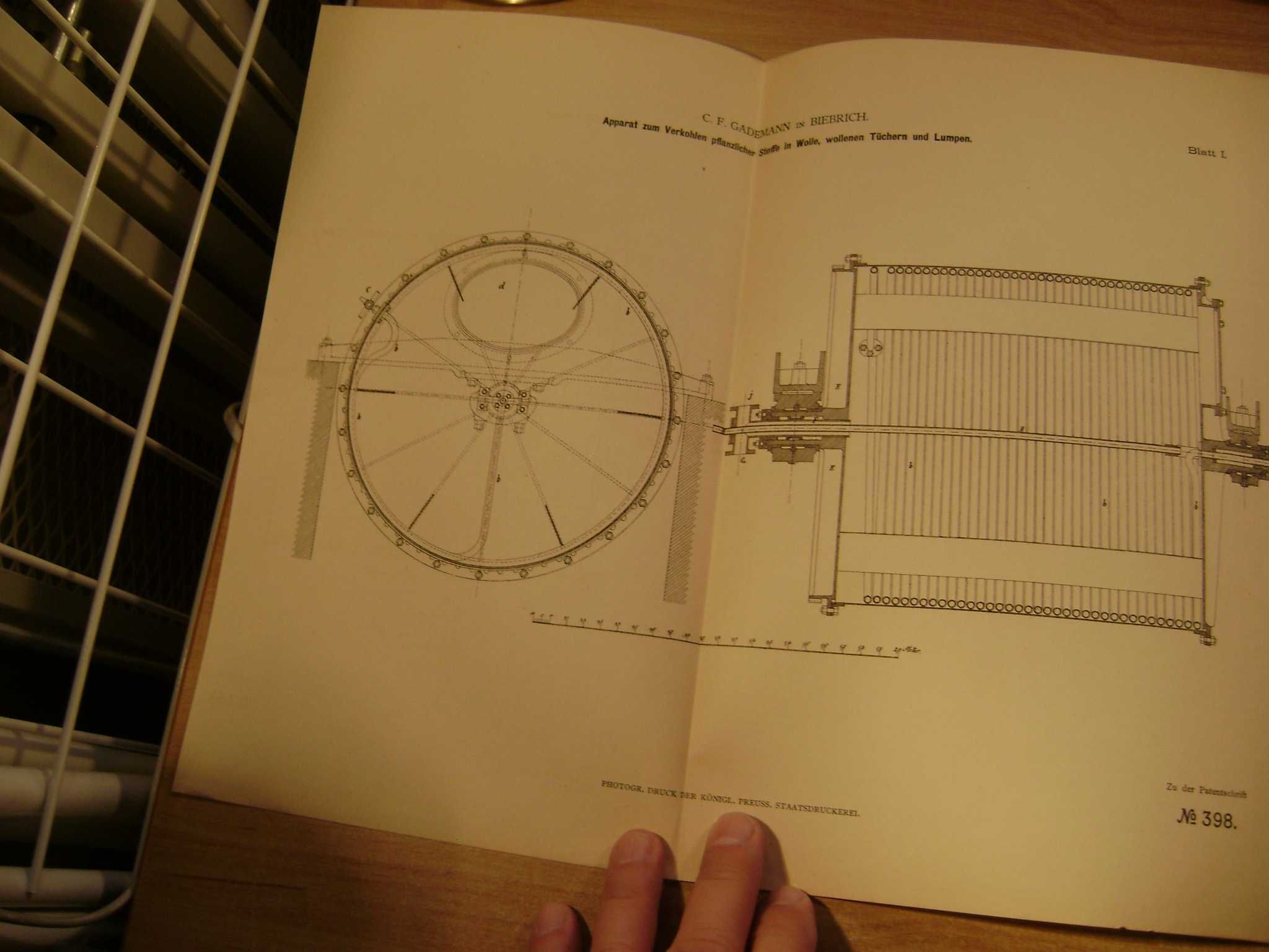 Starocie z PRL Patent niemiecki o b. niskim numerze = Zestaw 2 sztuki