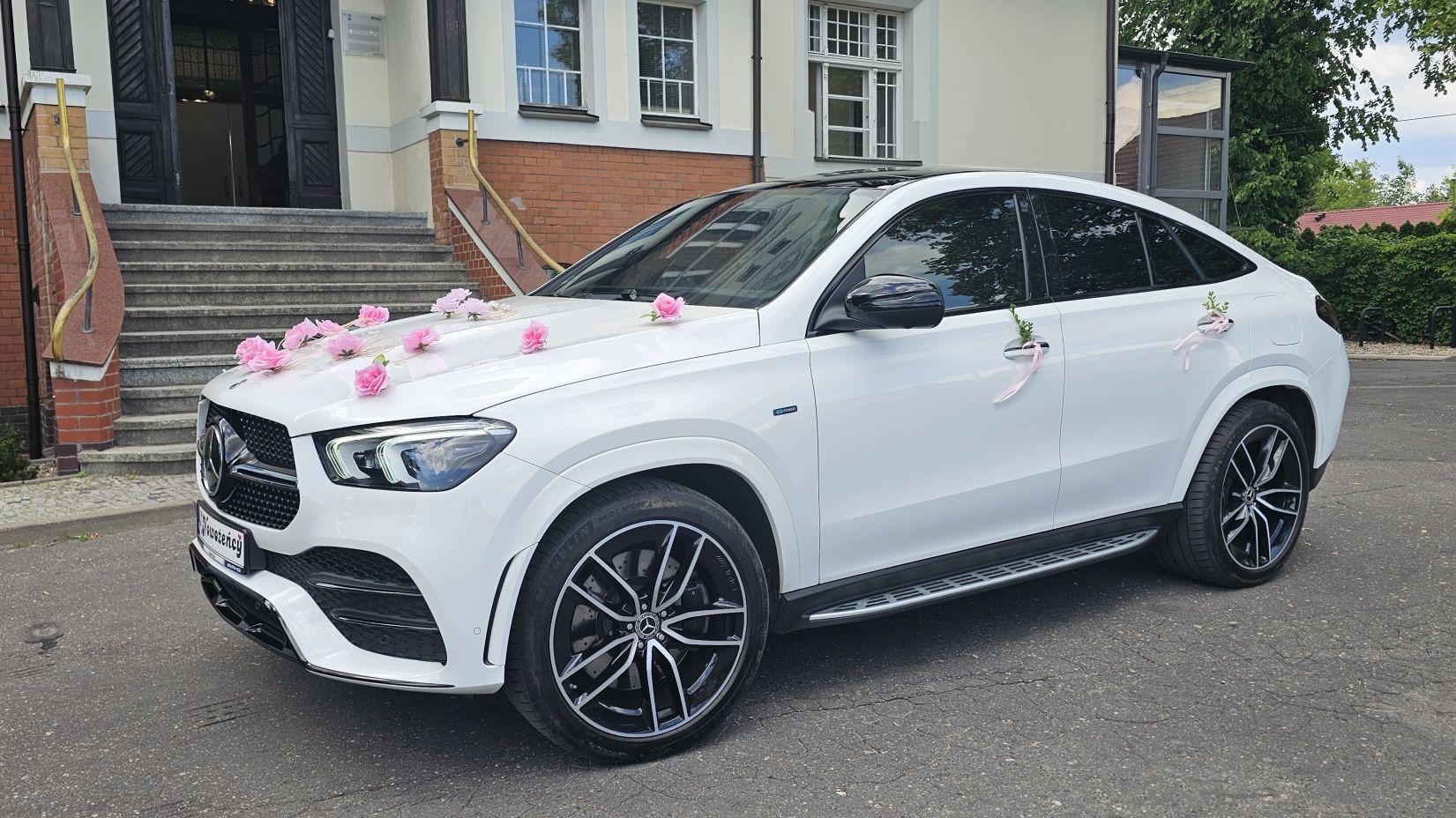 Auto do ślubu Mercedes GLE Coupe AMG, wynajem aut