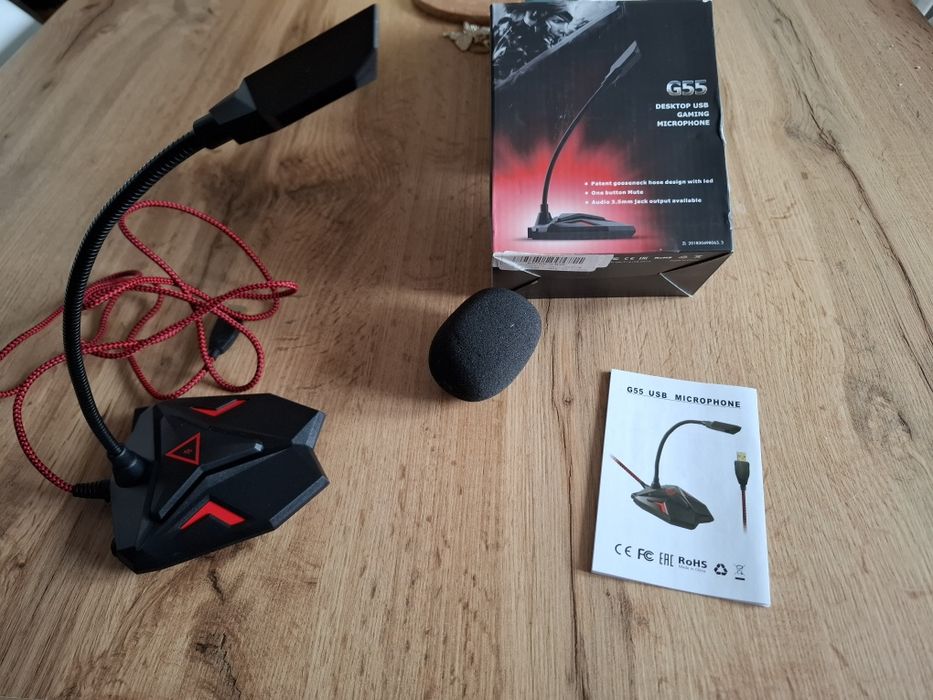 Mikrofon gamingowy USB G55