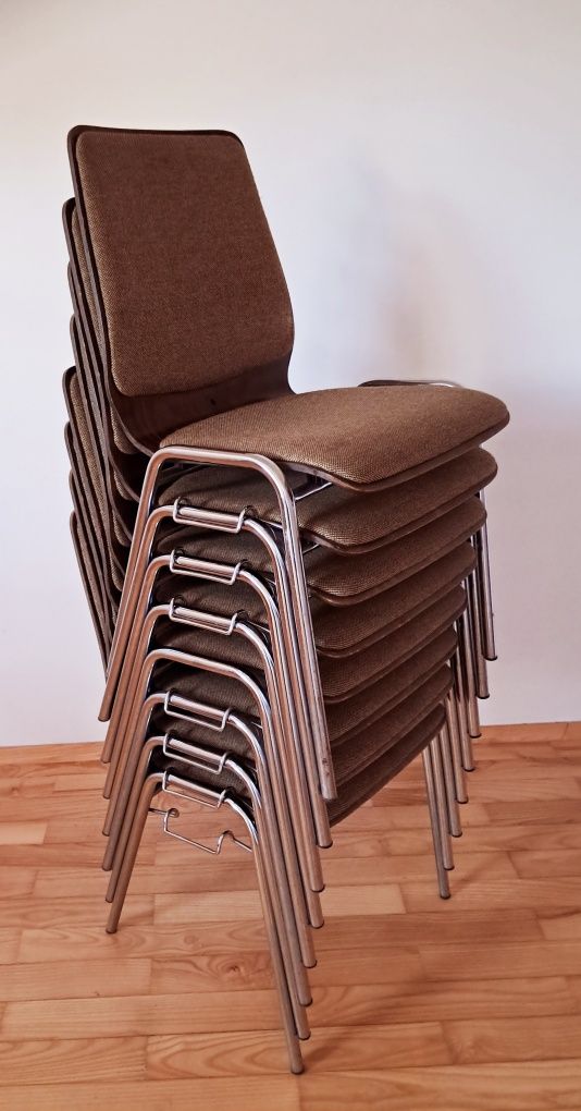 Krzesło A.zeitler lata 80 vintage retro krzesło chrom krzesło mid cent