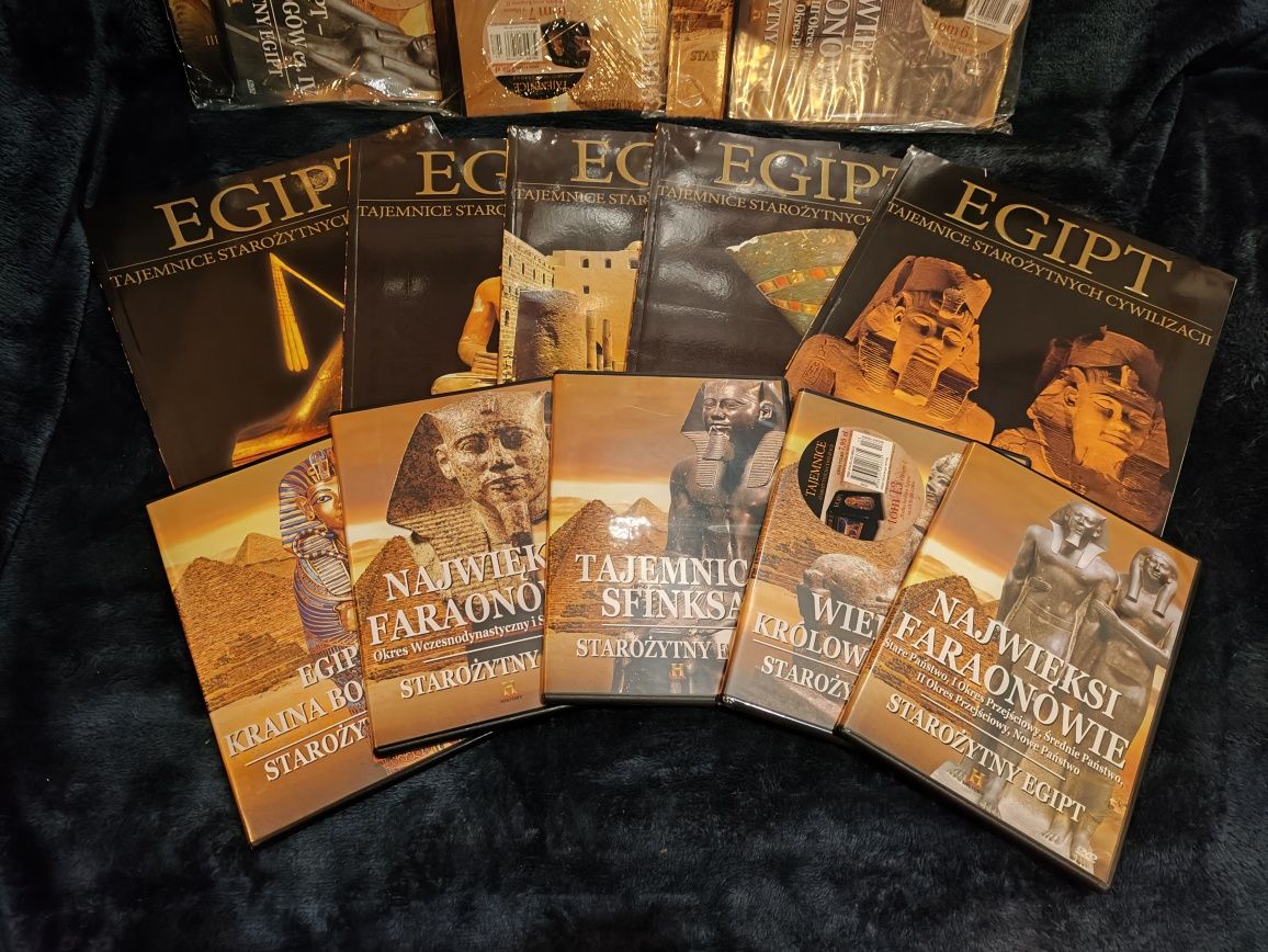 Tajemnice Starożytnych Cywilizacji - Egipt. 12 książek i płyt