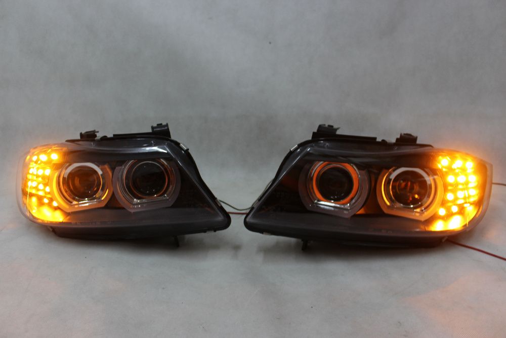 Lampy reflektory przednie przód BMW E90 09-11 LCI XENON LED U-BAR IGŁA