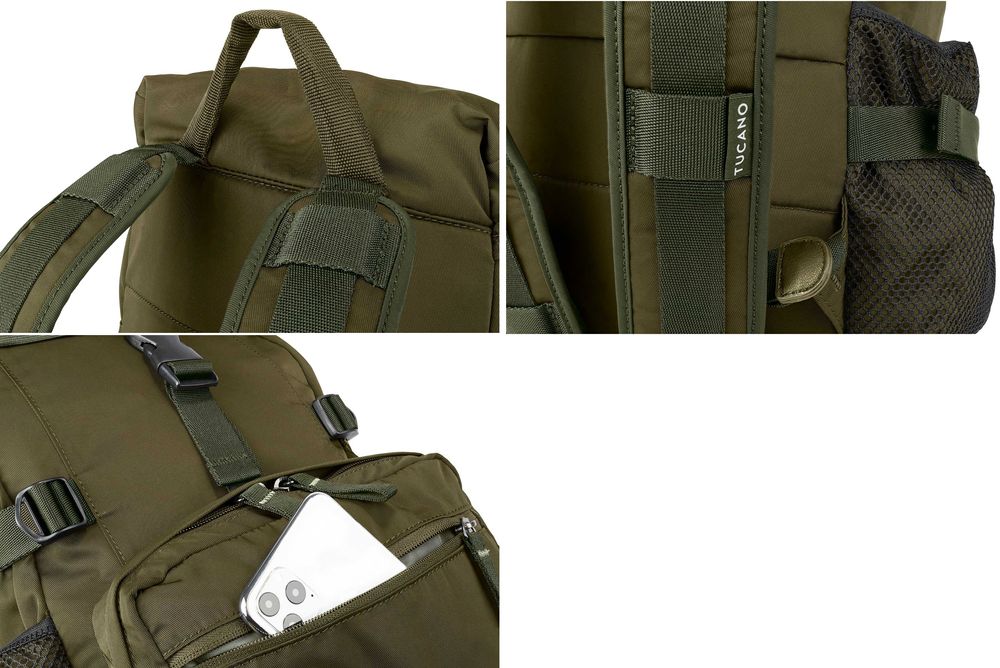 Рюкзак Tucano Desert для ноутбуків 13/14", хакі,-29%+ BONUS