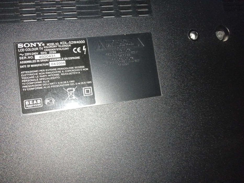 telewizor Sony Bravia 52''