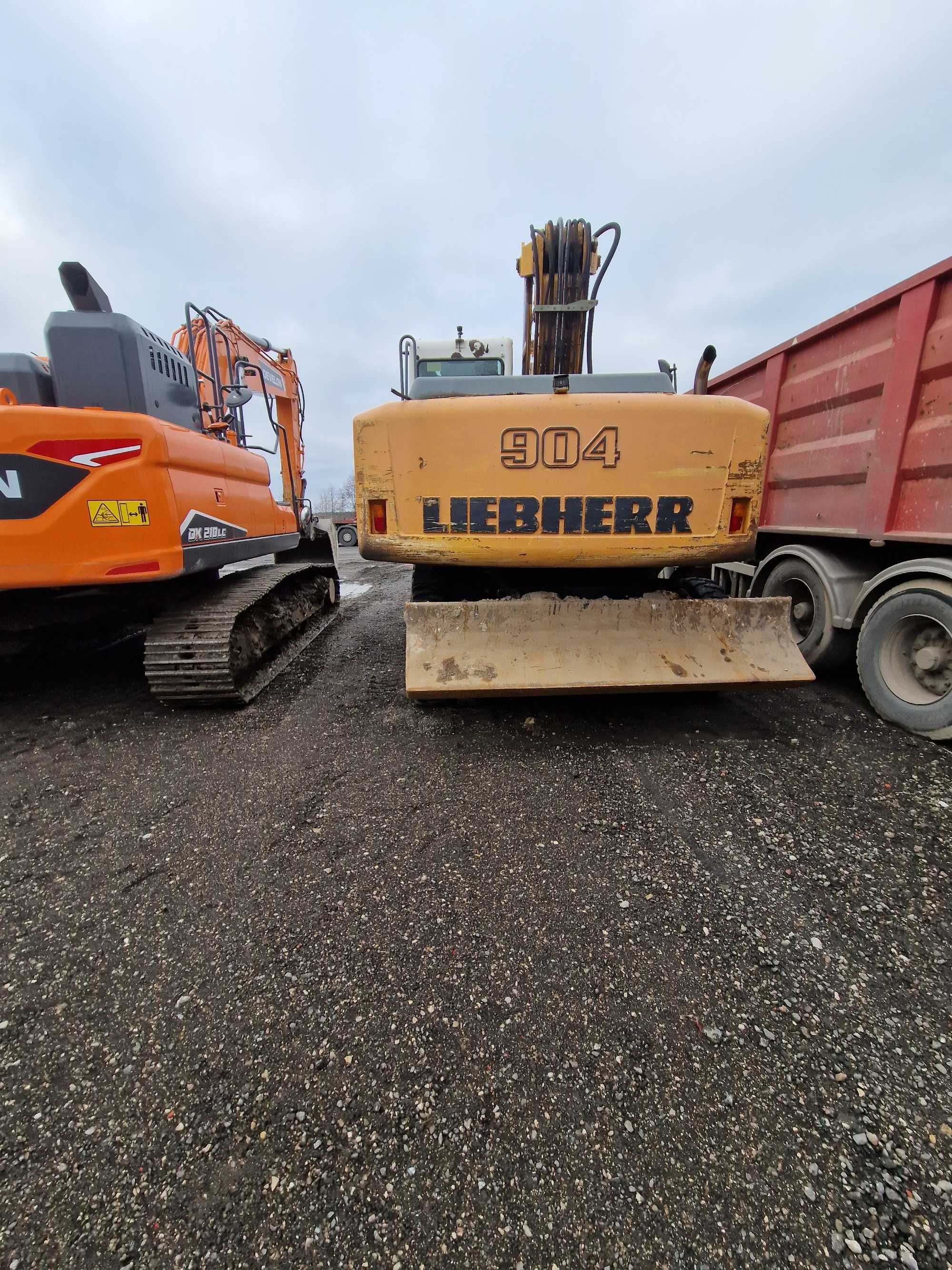 koparka kołowa liebherr 904