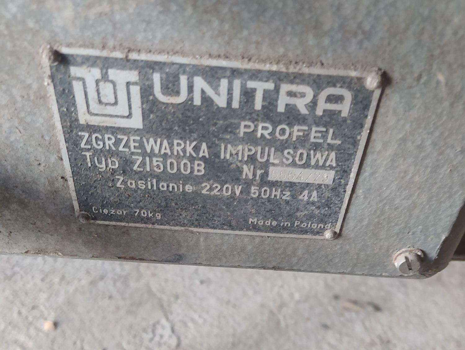 Zgrzewarka impulsowa,UNITRA,ZI500B