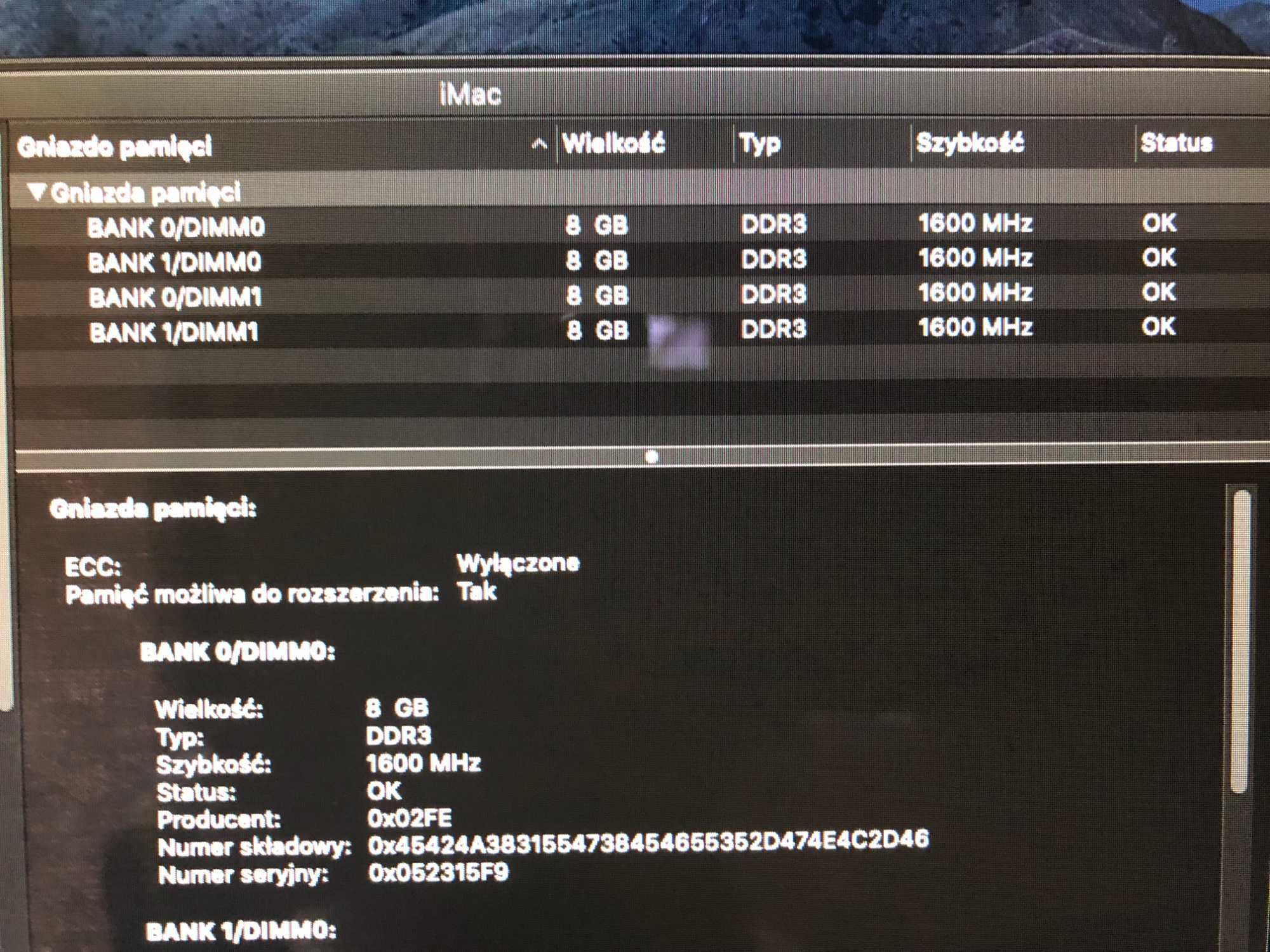 Apple iMac 14,2 A1419 Intel Core i7 32GB RAM + 128GBSSD + 1TB HDD