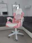 Fotel Gamingowy dla Dzieci Hell's Chair Rainbow Kids Pink różowy