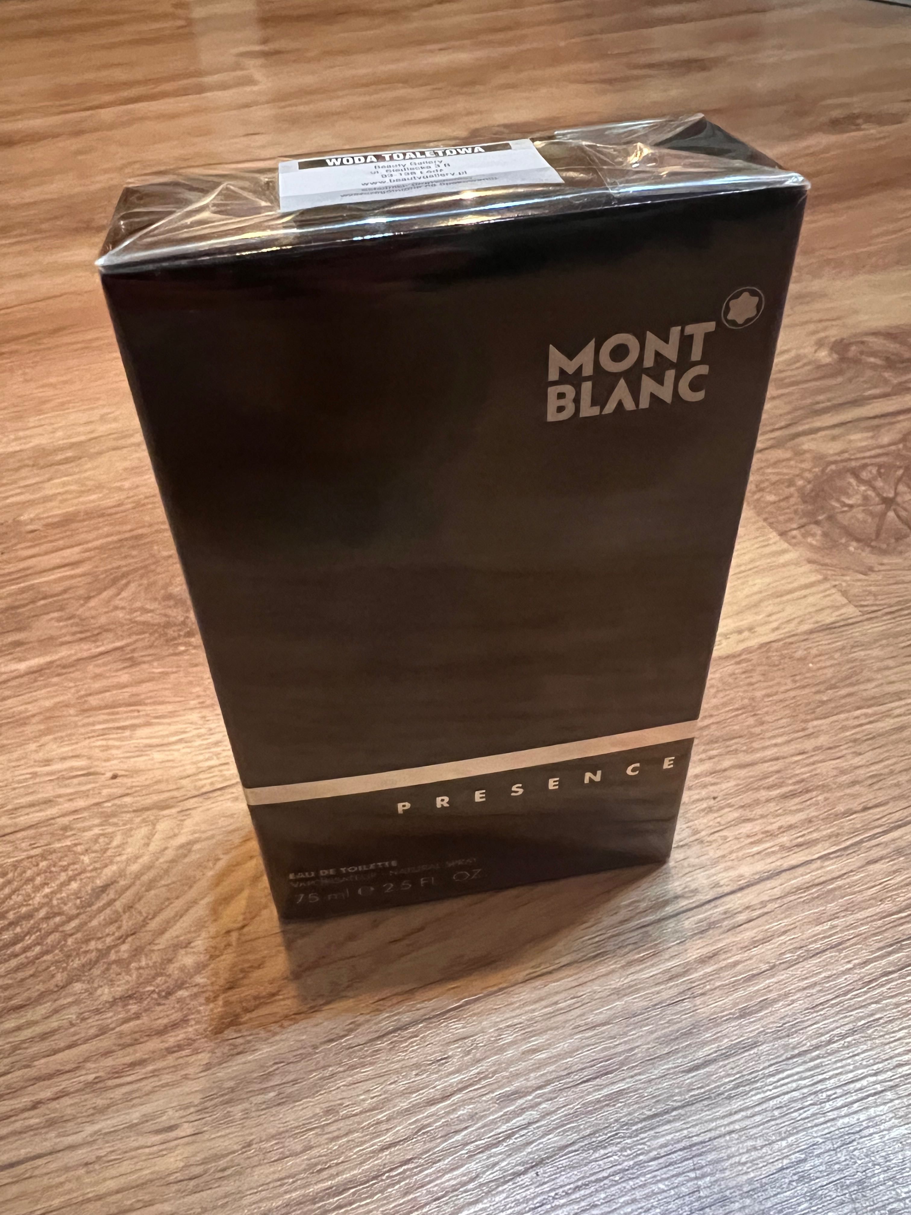 Perfumy męskie Montblanc Presence 75 ml - nowe, nieotwierane