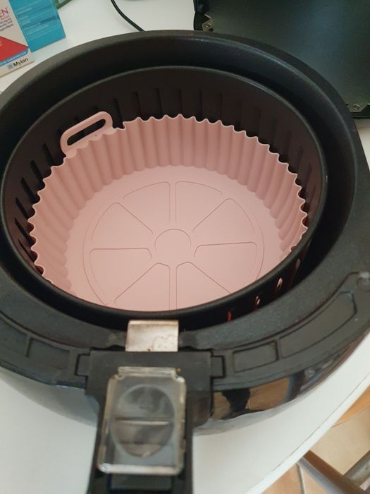 Base air fryer em silicone nova em varias cores