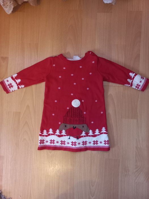 Плаття на дівчинку 9-12м,новорічне плаття на дівчинку.