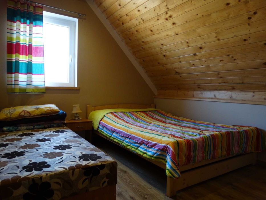 MAZURY Duży Domek, cztery sypialnie, 100m do jeziora, jacuzzi