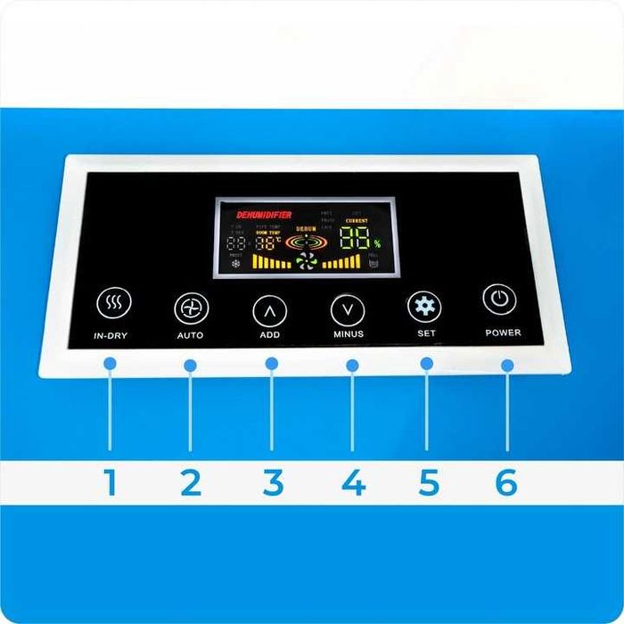 Przemysłowy pochłaniacz wilgoci 650W  osuszacz powietrza 50L/24H