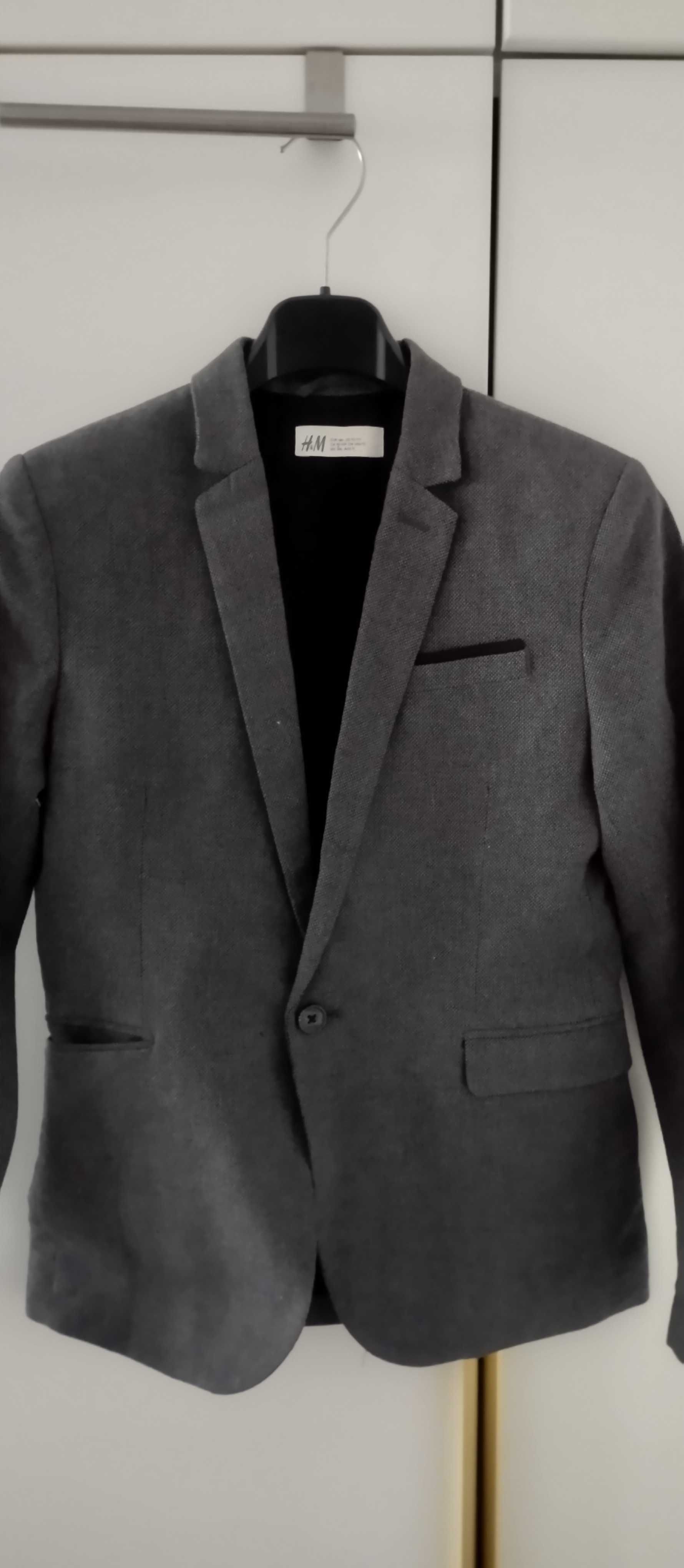 Marynarka elegancka dla chłopca szara 140/146 H&M