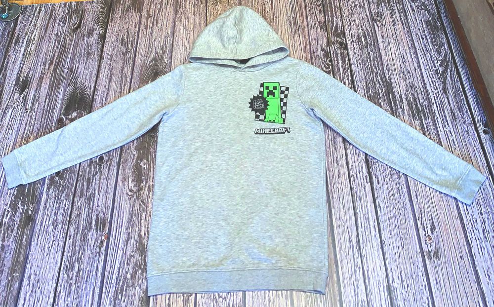 Кофта Minecraft для мальчика 11-12 лет, 146-152 см
