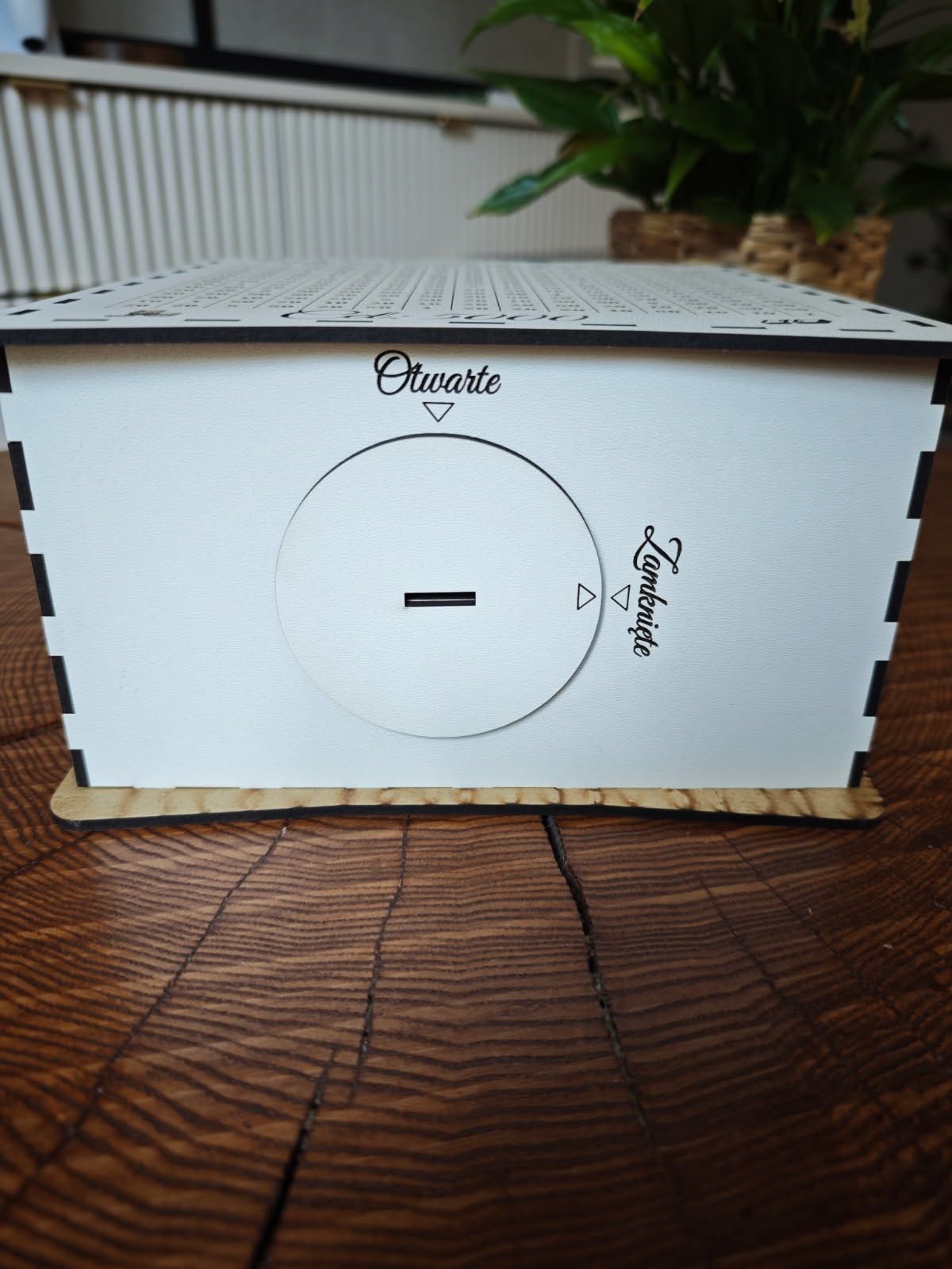 Skarbonka duża biała personalizowana